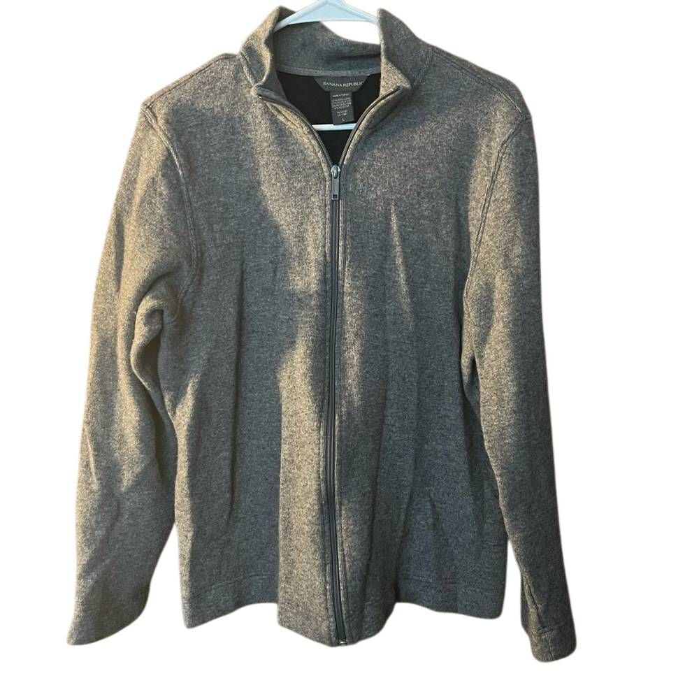 Banana Republic Wool Zip Up Jacket